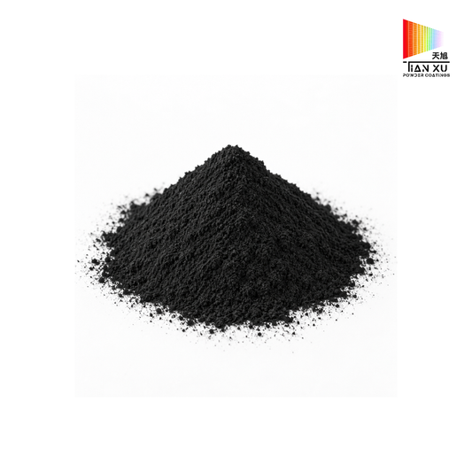 TIANXU black solvent-free super durable epoxy polyester powder coating - product view 1