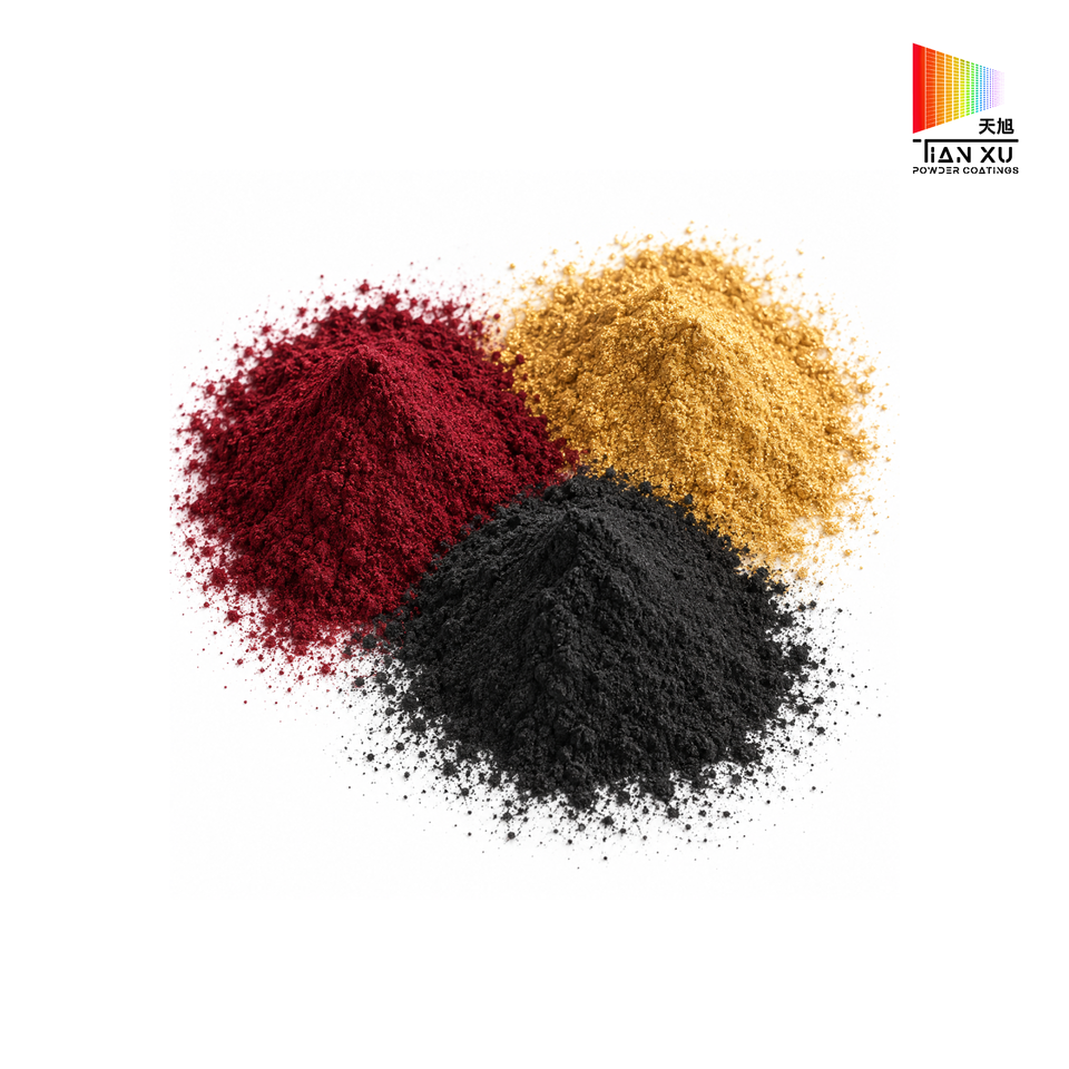 TIANXU black solvent-free super durable epoxy polyester powder coating - product view 2