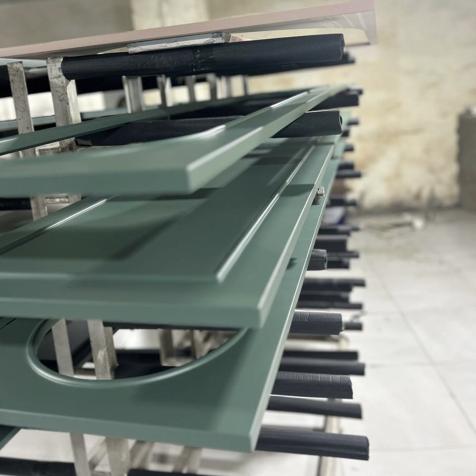 TIANXU green hammer texture epoxy polyester powder coating - product view 3