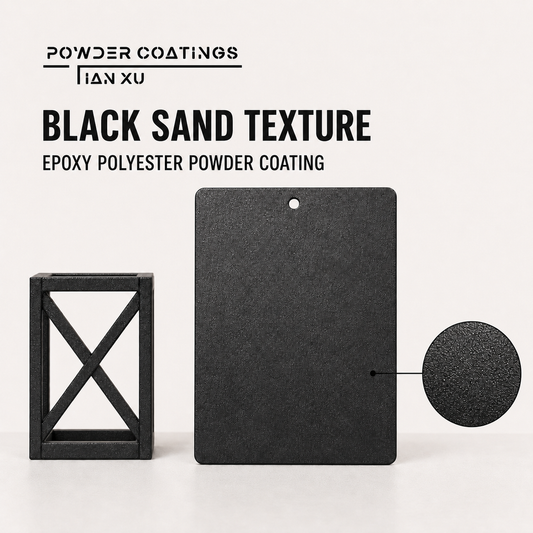 TIANXU black sand texture epoxy polyester powder coating - product view 1