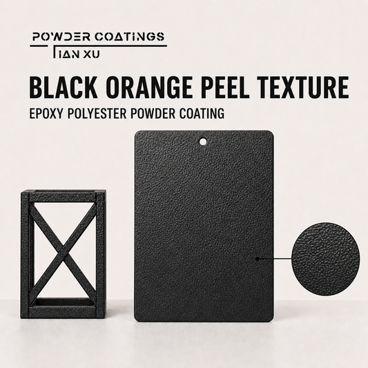 TIANXU black orange peel texture epoxy polyester powder coating - product view 1