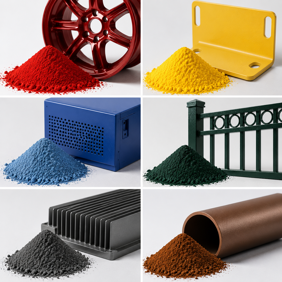 TIANXU Yellow epoxy polyester powder coating - product view 5