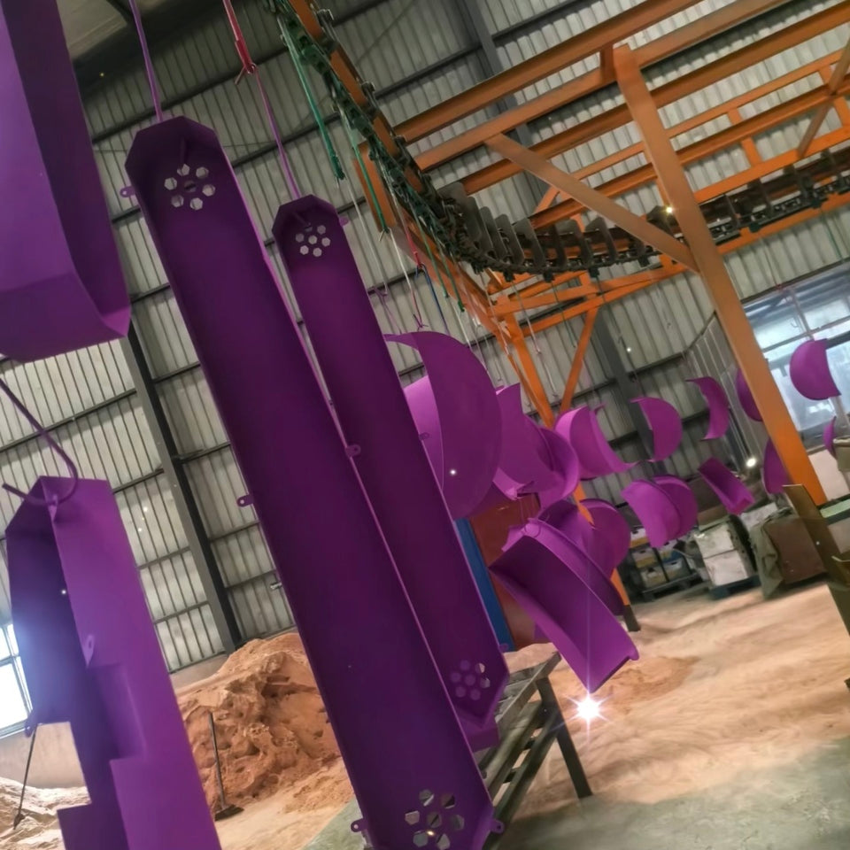 TIANXU Purple Matte epoxy polyester powder coating - product view 4