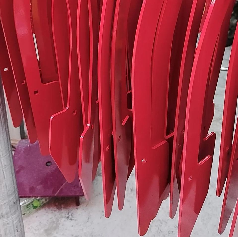 TIANXU red sand texture epoxy polyester powder coating - product view 6