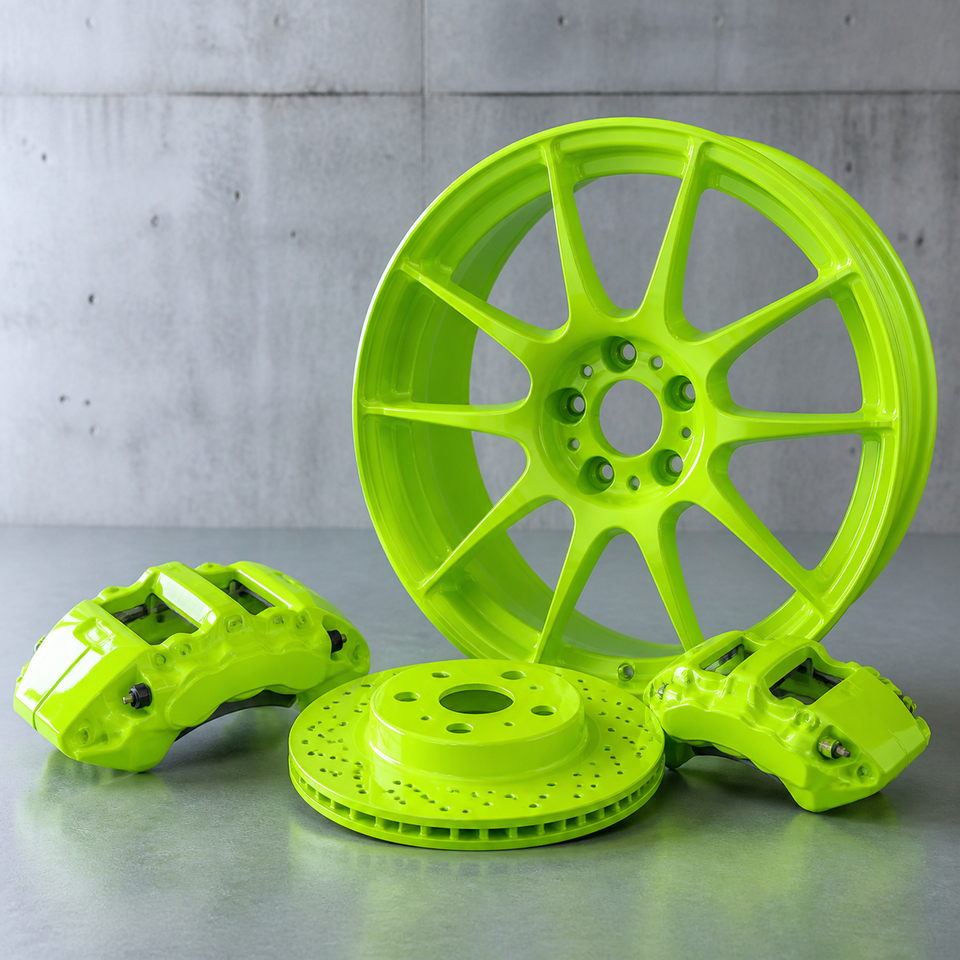 TIANXU Green Fluorescent epoxy polyester powder coating - product view 5
