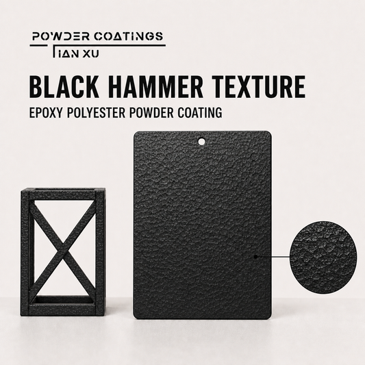 TIANXU black hammer texture epoxy polyester powder coating - product view 1