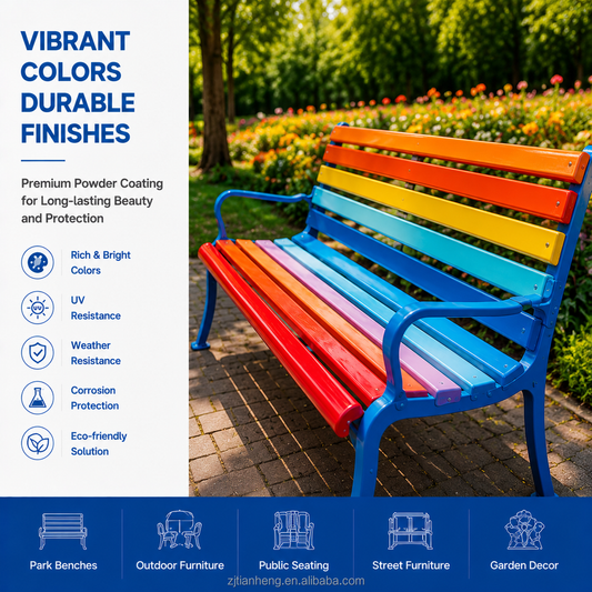 TIANXU colorful uv resistant epoxy polyester powder coating - product view 1