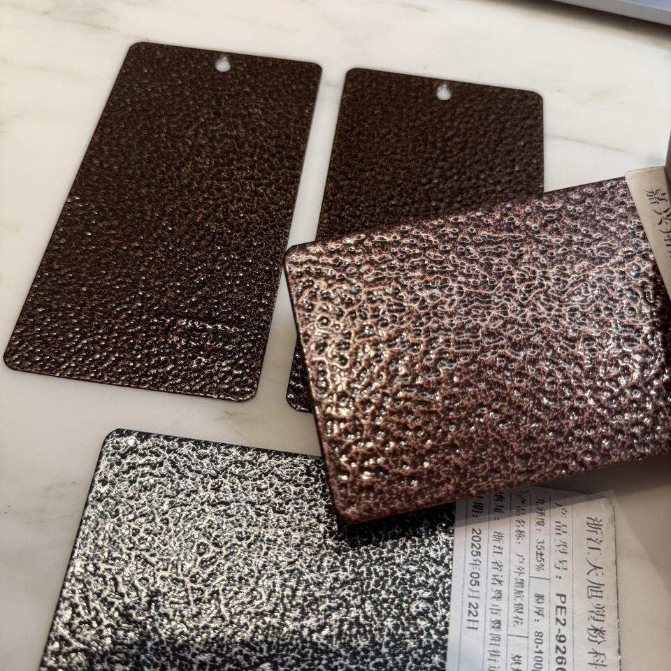 TIANXU green hammer texture epoxy polyester powder coating - product view 2