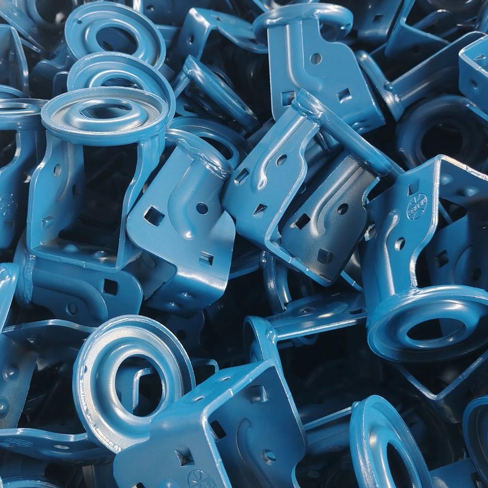 TIANXU blue hammer texture epoxy polyester powder coating - product view 6