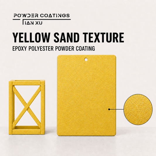 TIANXU yellow sand texture epoxy polyester powder coating - product view 1
