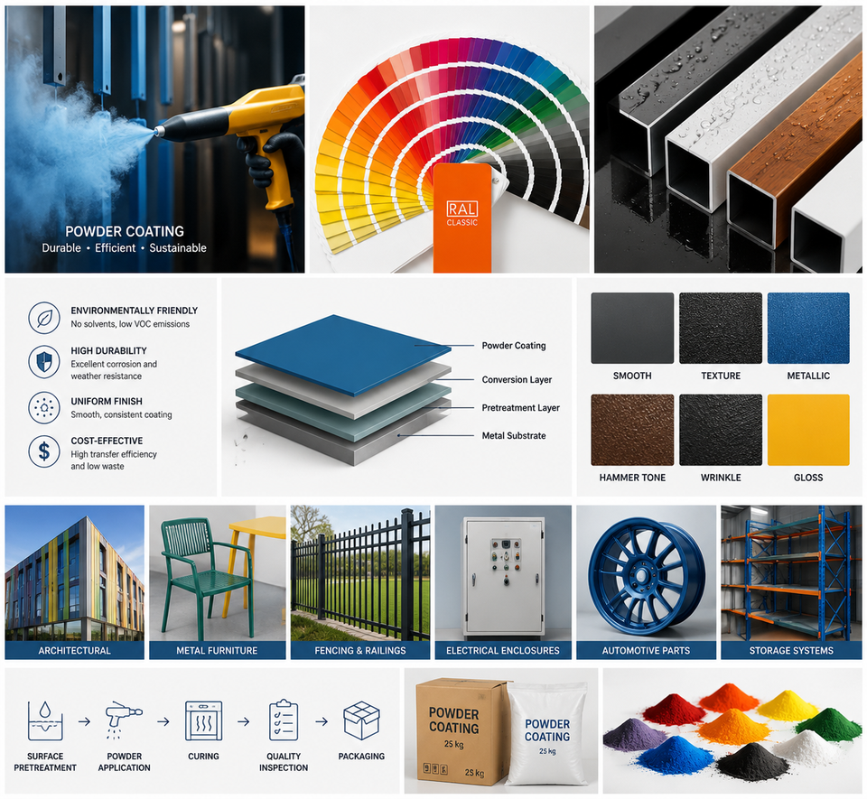 TIANXU Grey Matte epoxy polyester powder coating - product view 5