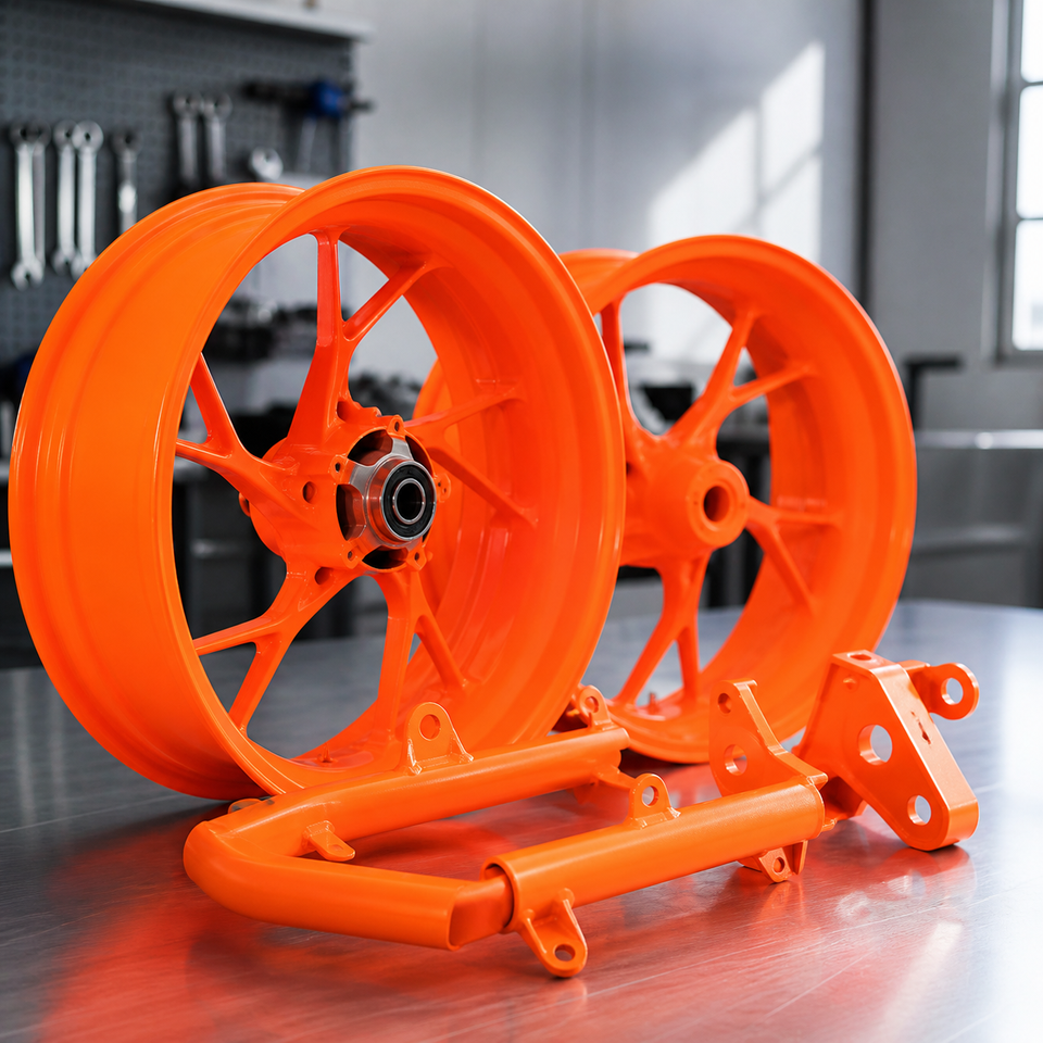 TIANXU Fluorescent epoxy polyester powder coating - product view 4
