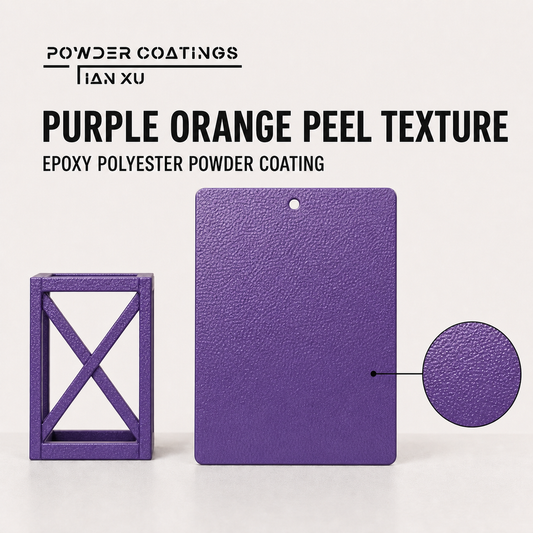 TIANXU Purple Orange Orange Peel epoxy polyester powder coating - product view 1