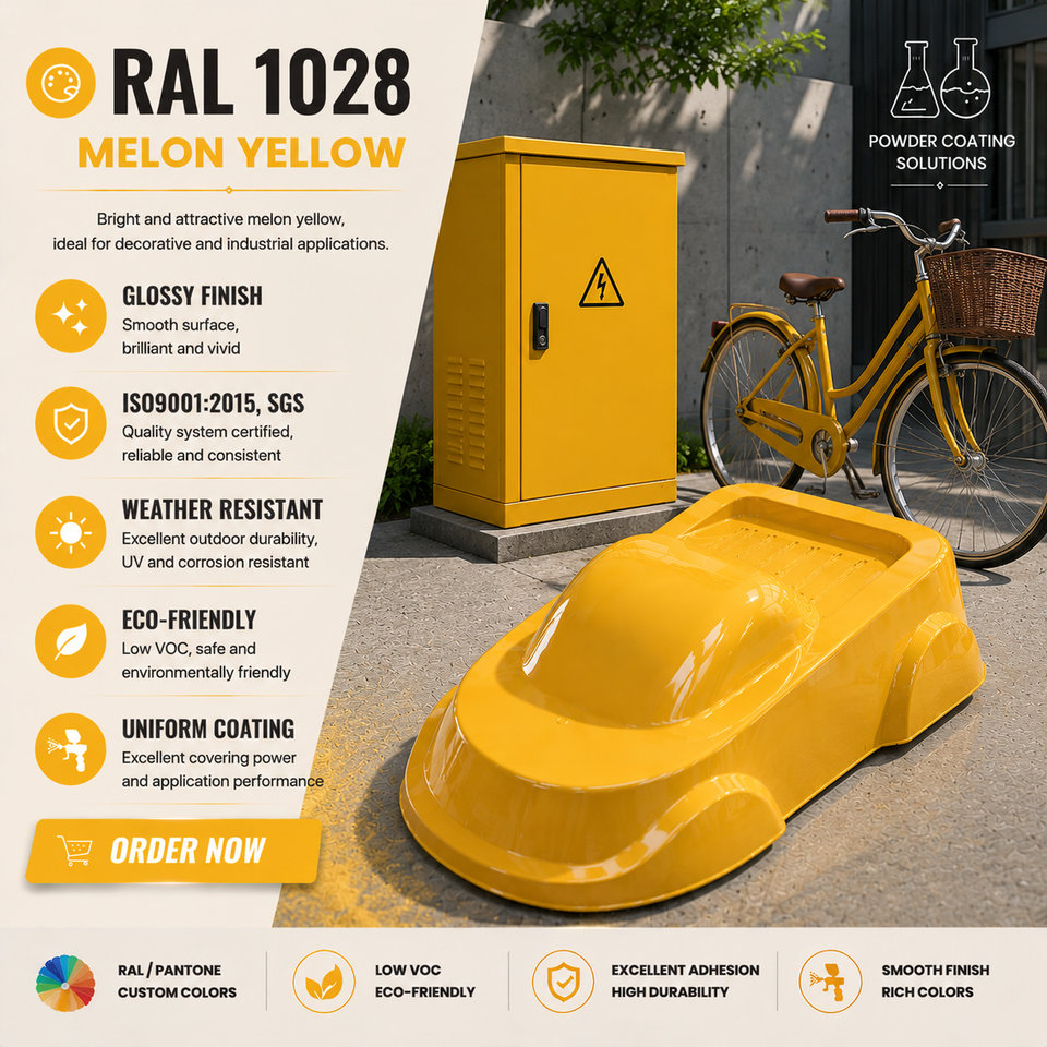TIANXU Yellow epoxy polyester powder coating - product view 1