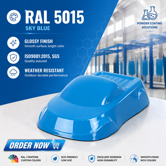 TIANXU Blue High Gloss epoxy polyester powder coating - product view 1