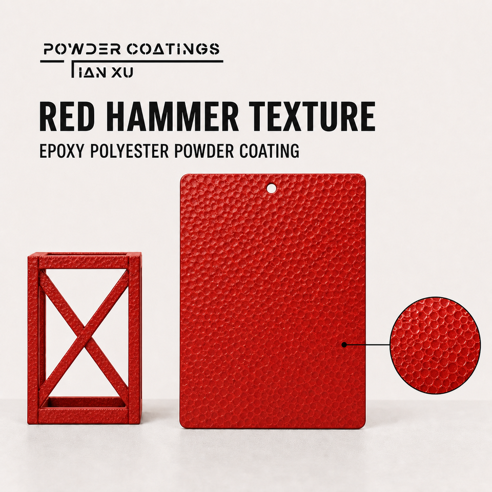TIANXU Red Hammer epoxy polyester powder coating - product view 1
