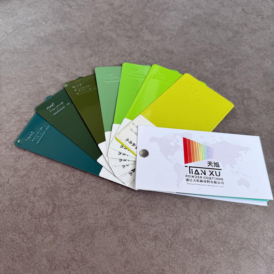 TIANXU green high gloss epoxy polyester powder coating - product view 4
