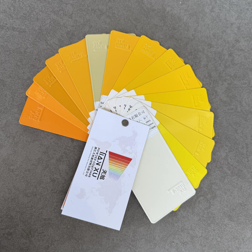 TIANXU yellow high gloss epoxy polyester powder coating - product view 2