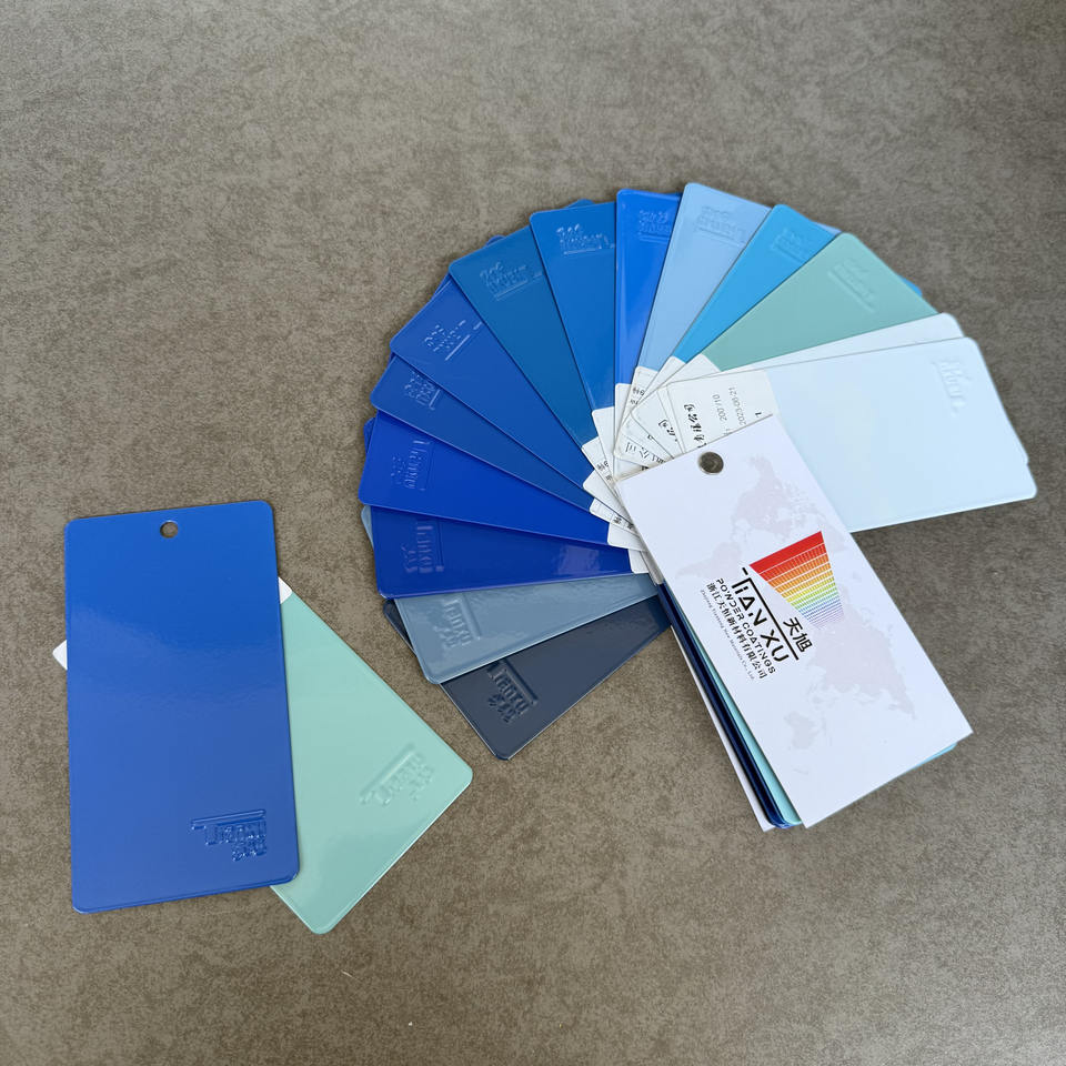 TIANXU blue high gloss epoxy polyester powder coating - product view 2