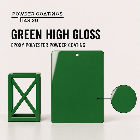 TIANXU green high gloss epoxy polyester powder coating - product view 1