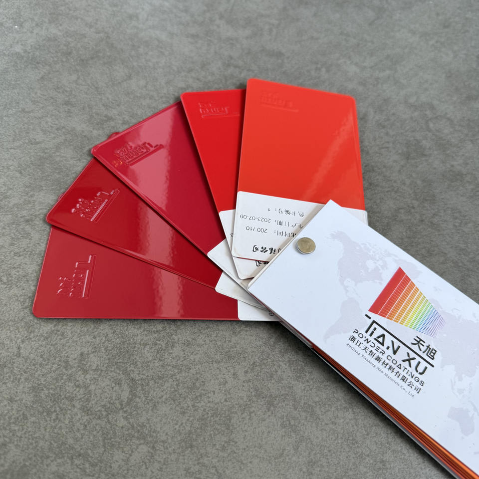 TIANXU red high gloss epoxy polyester powder coating - product view 2