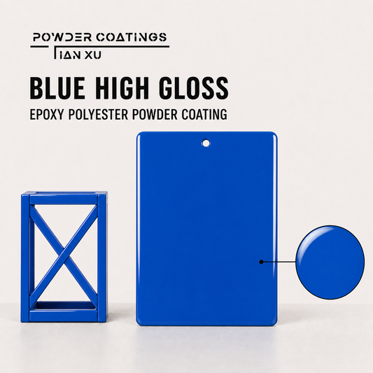 TIANXU blue high gloss epoxy polyester powder coating - product view 1