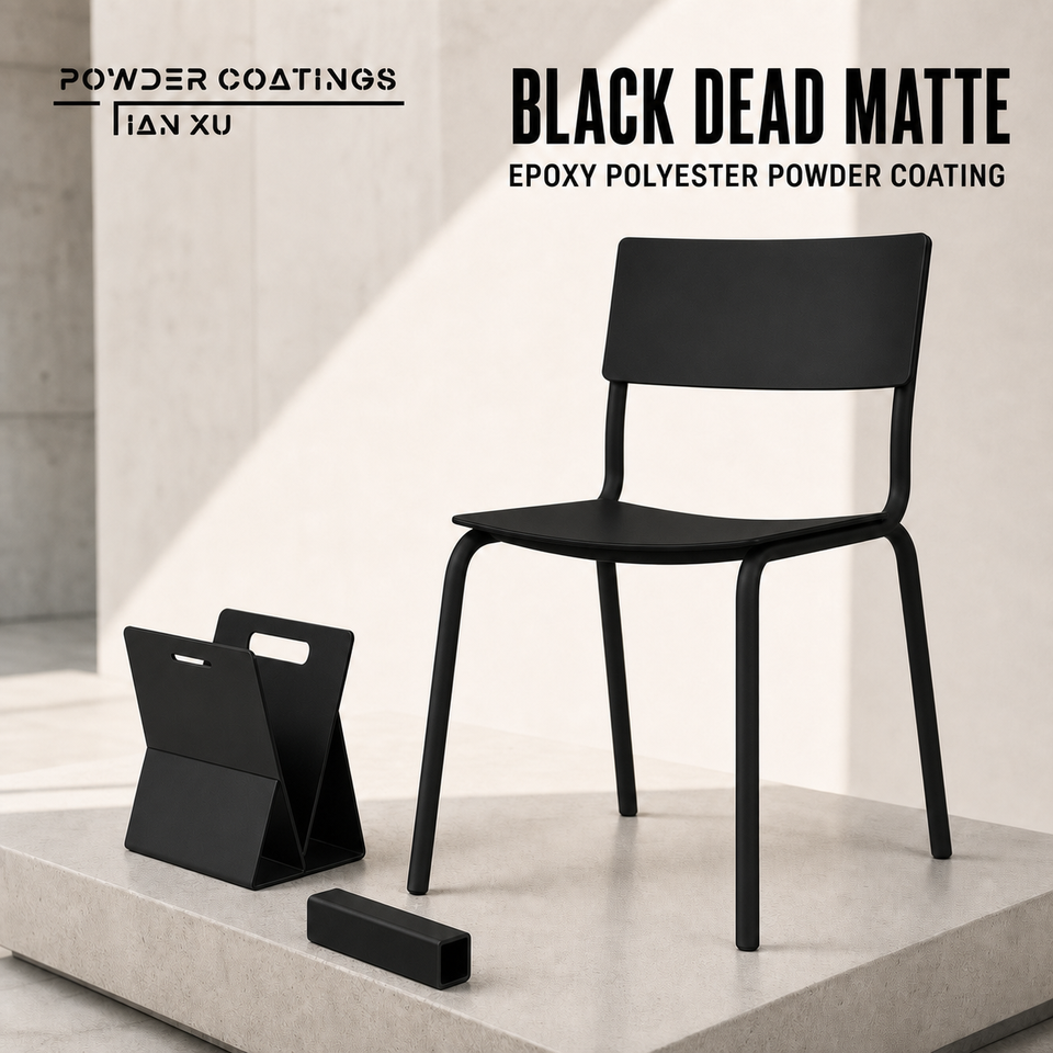 TIANXU Black Dead Matte epoxy polyester powder coating - product view 1