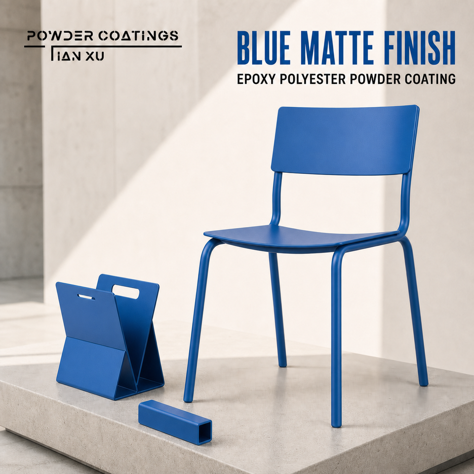 TIANXU Blue Matte epoxy polyester powder coating - product view 1