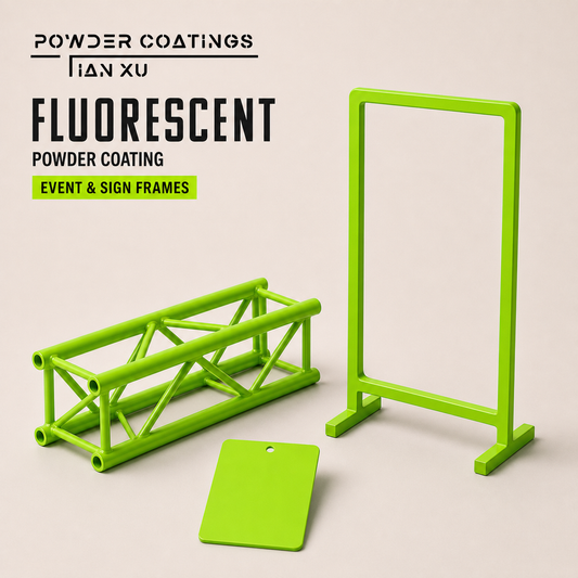 TIANXU Green Fluorescent epoxy polyester powder coating - product view 1