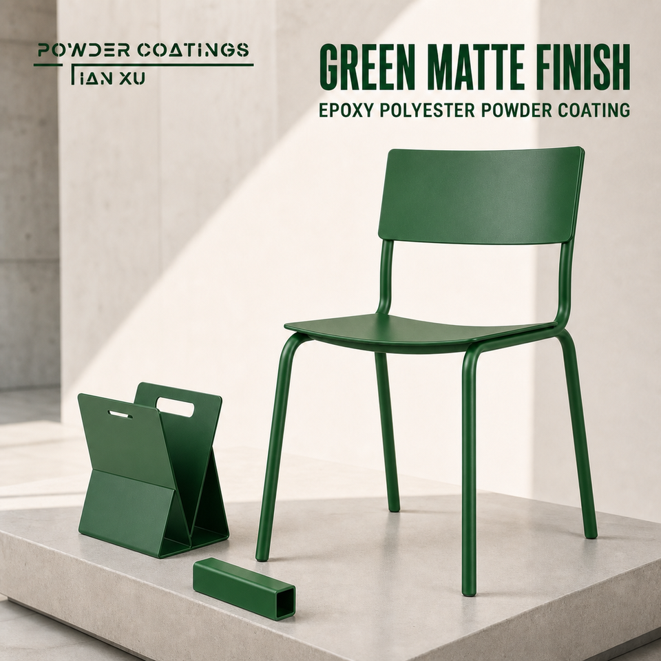 TIANXU Green Matte epoxy polyester powder coating - product view 1