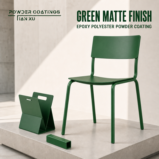 TIANXU Green Matte epoxy polyester powder coating - product view 1