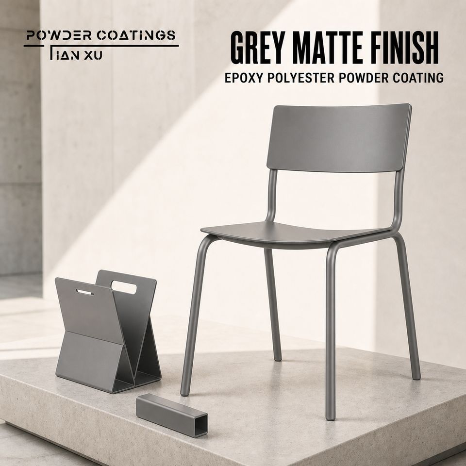 TIANXU Grey Matte epoxy polyester powder coating - product view 1