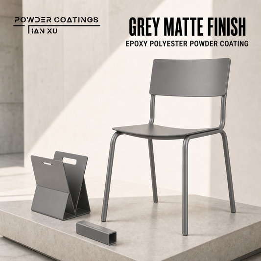 TIANXU Grey Matte epoxy polyester powder coating - product view 1