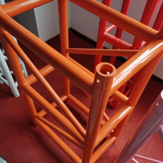 TIANXU Orange Red High Gloss epoxy polyester powder coating - product view 1