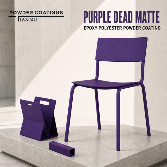 TIANXU Purple Dead Matte epoxy polyester powder coating - product view 1