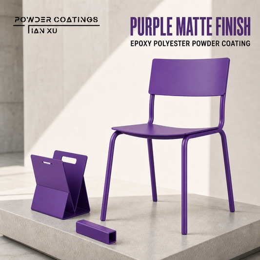 TIANXU Purple Matte epoxy polyester powder coating - product view 1