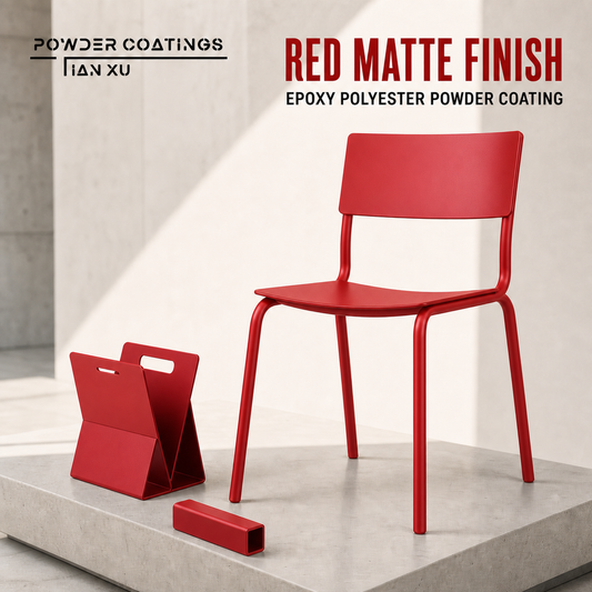 TIANXU Red Matte epoxy polyester powder coating - product view 1