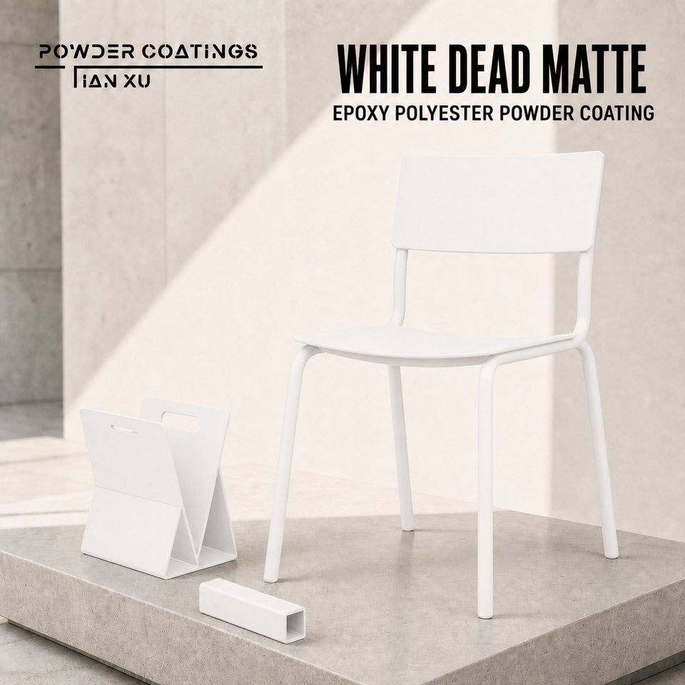 TIANXU White Dead Matte epoxy polyester powder coating - product view 1