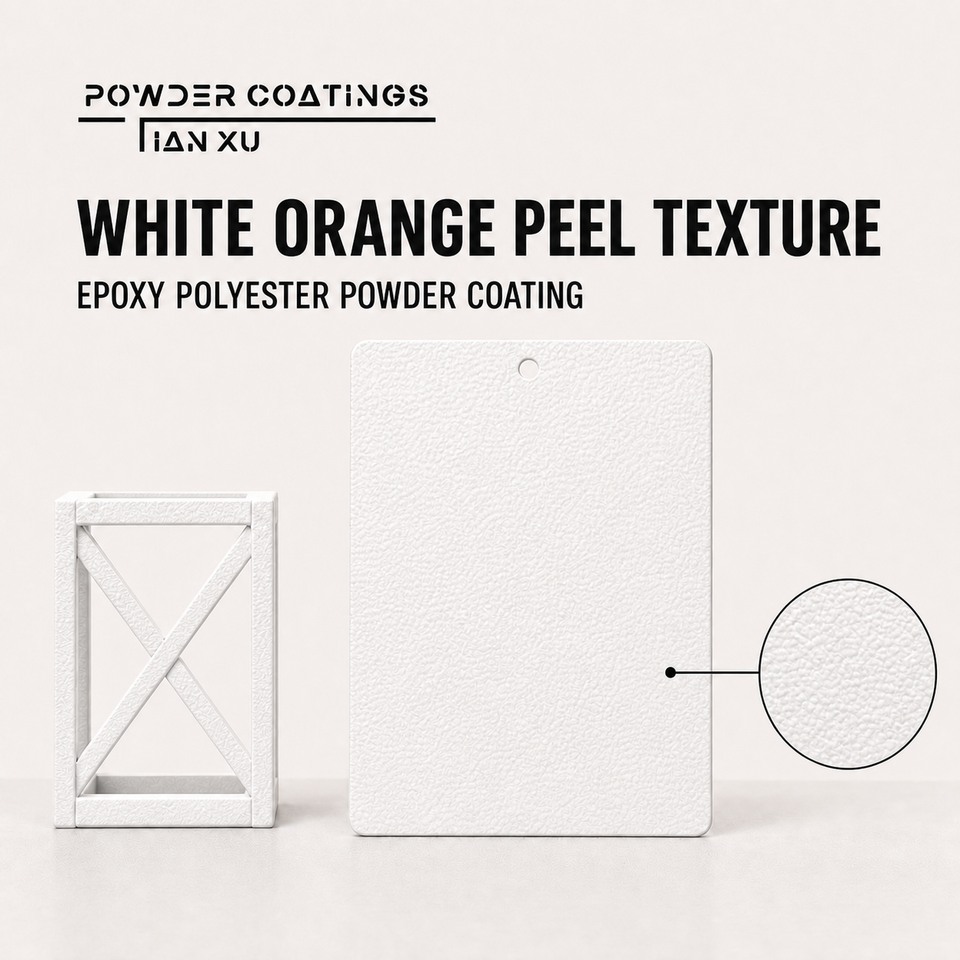 TIANXU White Orange Orange Peel epoxy polyester powder coating - product view 1